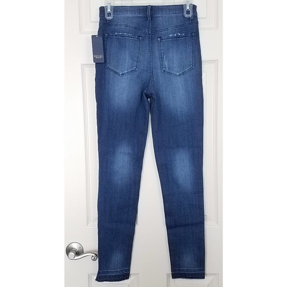 Rachel Roy Studded Skinny Jeans Size 27 High Waisted - Picture 3 of 7